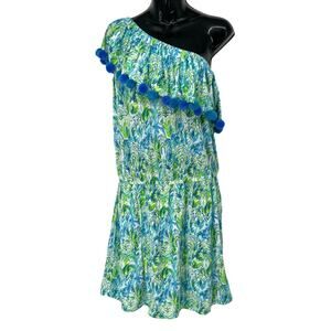 Lily Pulitzer Idara Resort Romper 100% Cotton Size Large